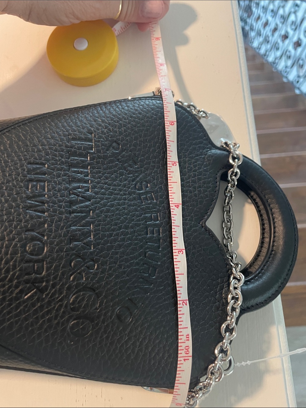 Tiffany & Co. Black Heart Crossbody Bag with Chain - Picture 10 of 10